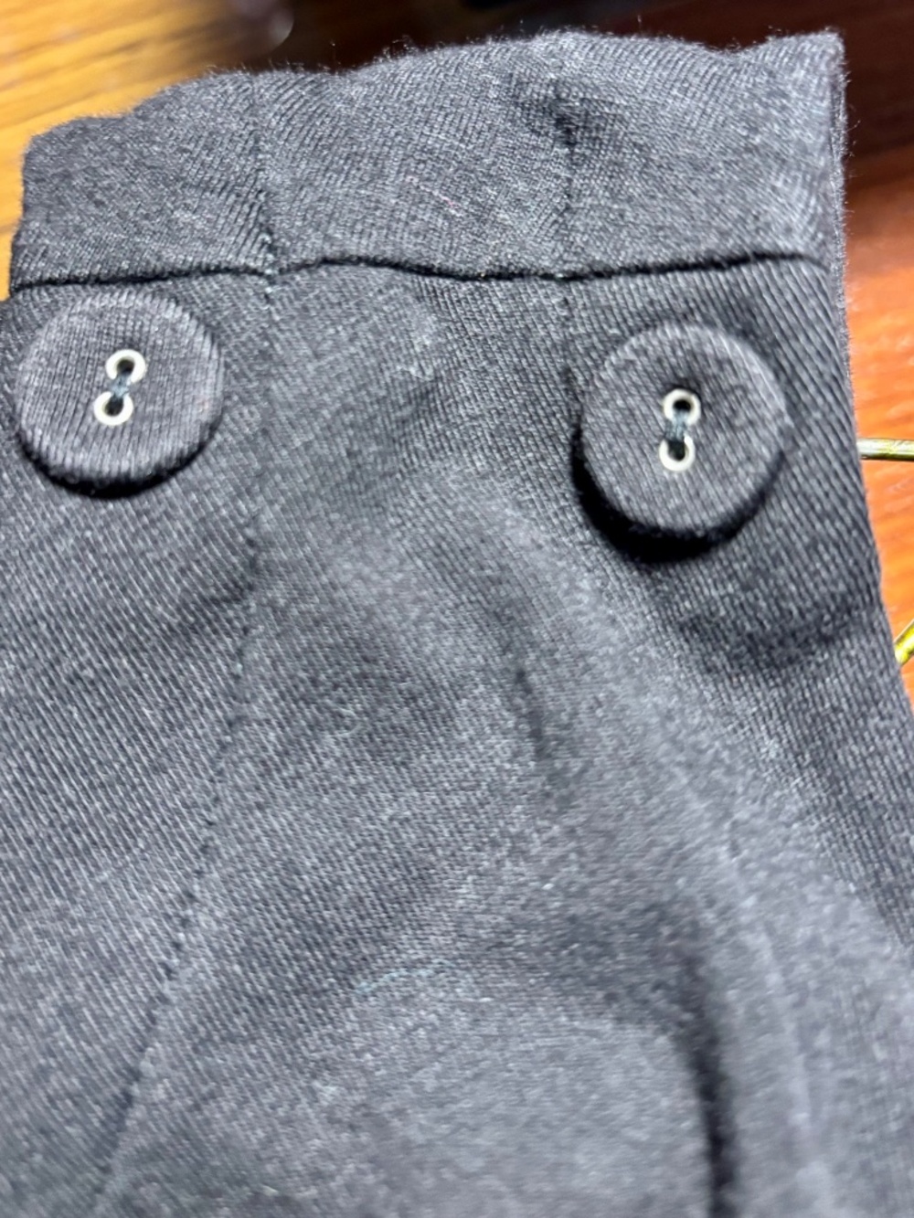 Black/Navy Croft & barrow Midi Dress - Picture 5 of 6